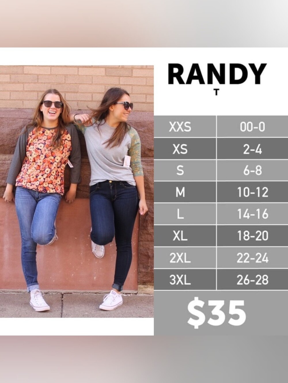 Gray Printed Raglan Randy Tee - Picture 5 of 7